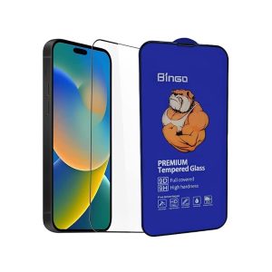 Bingo Diamond Glass HD+ Full Glue iPhone 14 Pro Max, Black