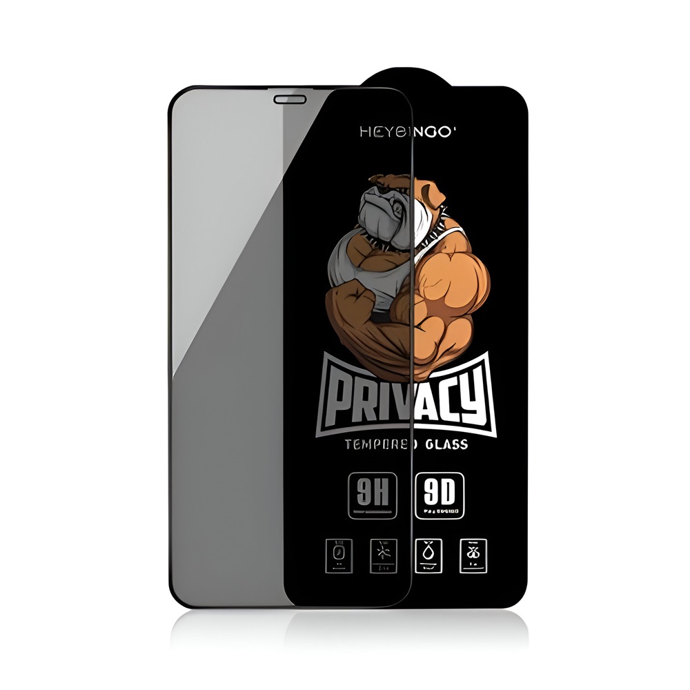 Bingo Privacy Diamond Glass HD+ Full Glue iPhone 14 Pro Max, Black