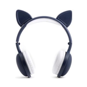 Keeka On-Ear Headphones with MIC Bluetooth BK1, Dark Blue