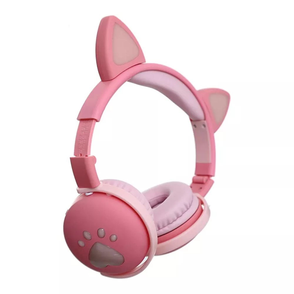 Keeka On-Ear Headphones with MIC Bluetooth BK1, Pink - Image 3