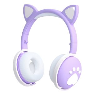 Keeka On-Ear Headphones with MIC Bluetooth BK1, Violet