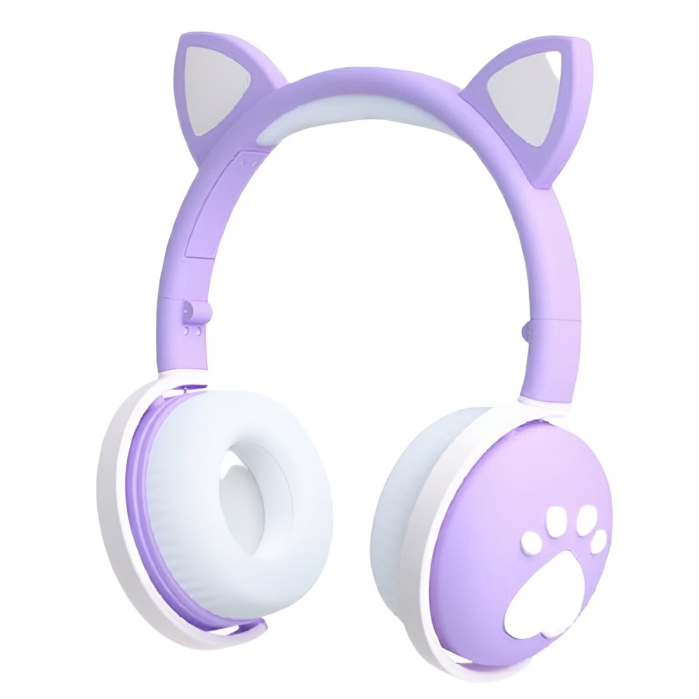 Keeka On-Ear Headphones with MIC Bluetooth BK1, Violet