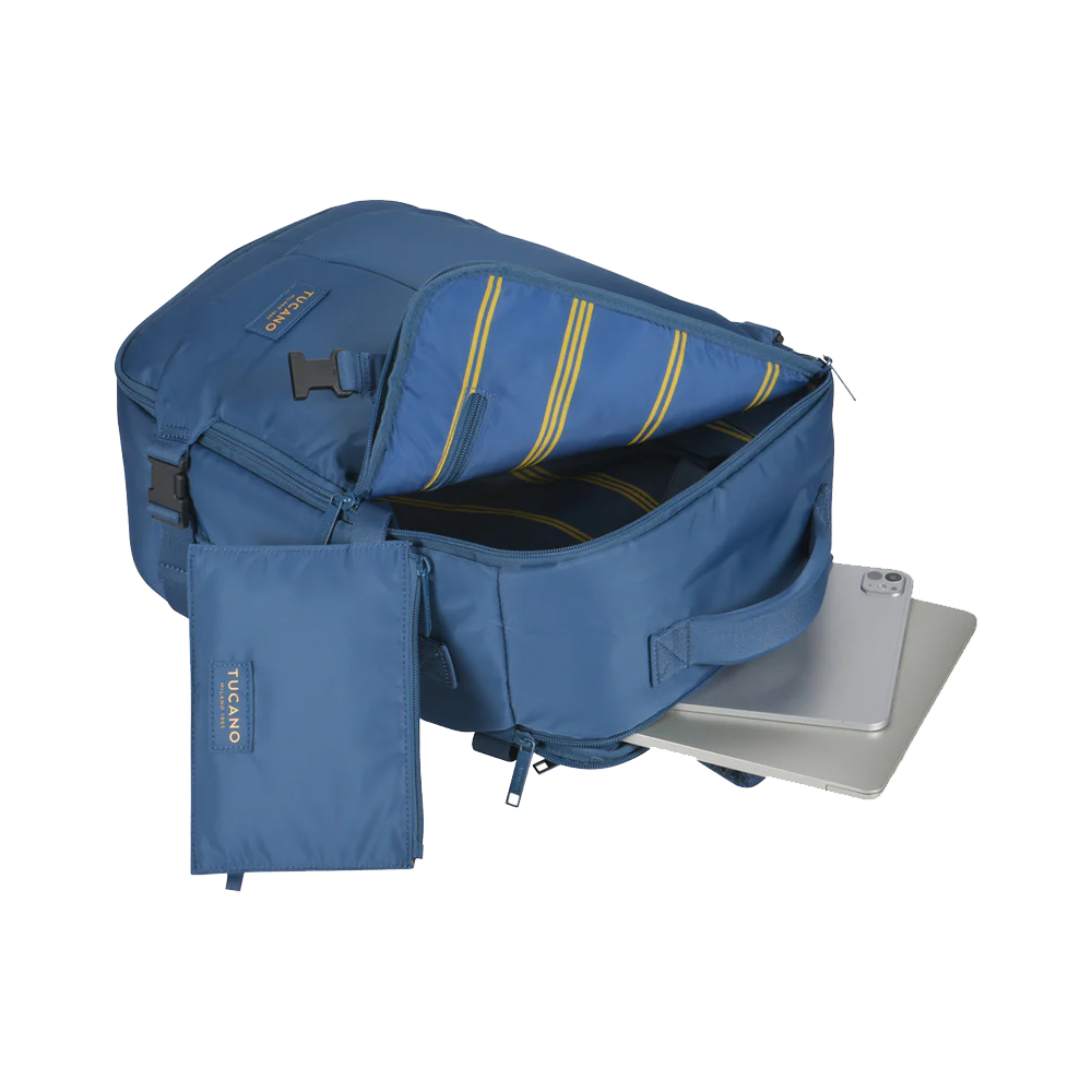 Tucano Travel Backpack Tugo' M Premium Cabin 15.6'', Sky-Blue - Image 3