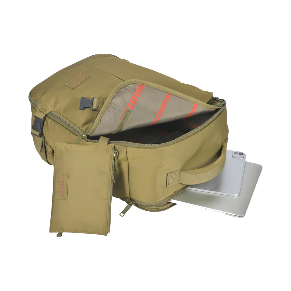 Tucano Travel Backpack Tugo' M Premium Cabin 15.6'', Green - Image 3