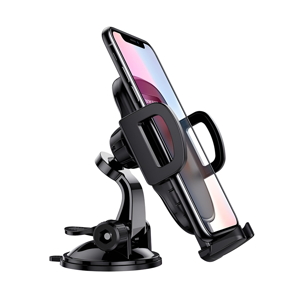 Borofone Car Holder Suction Cup BH37 Route, Black - Image 3