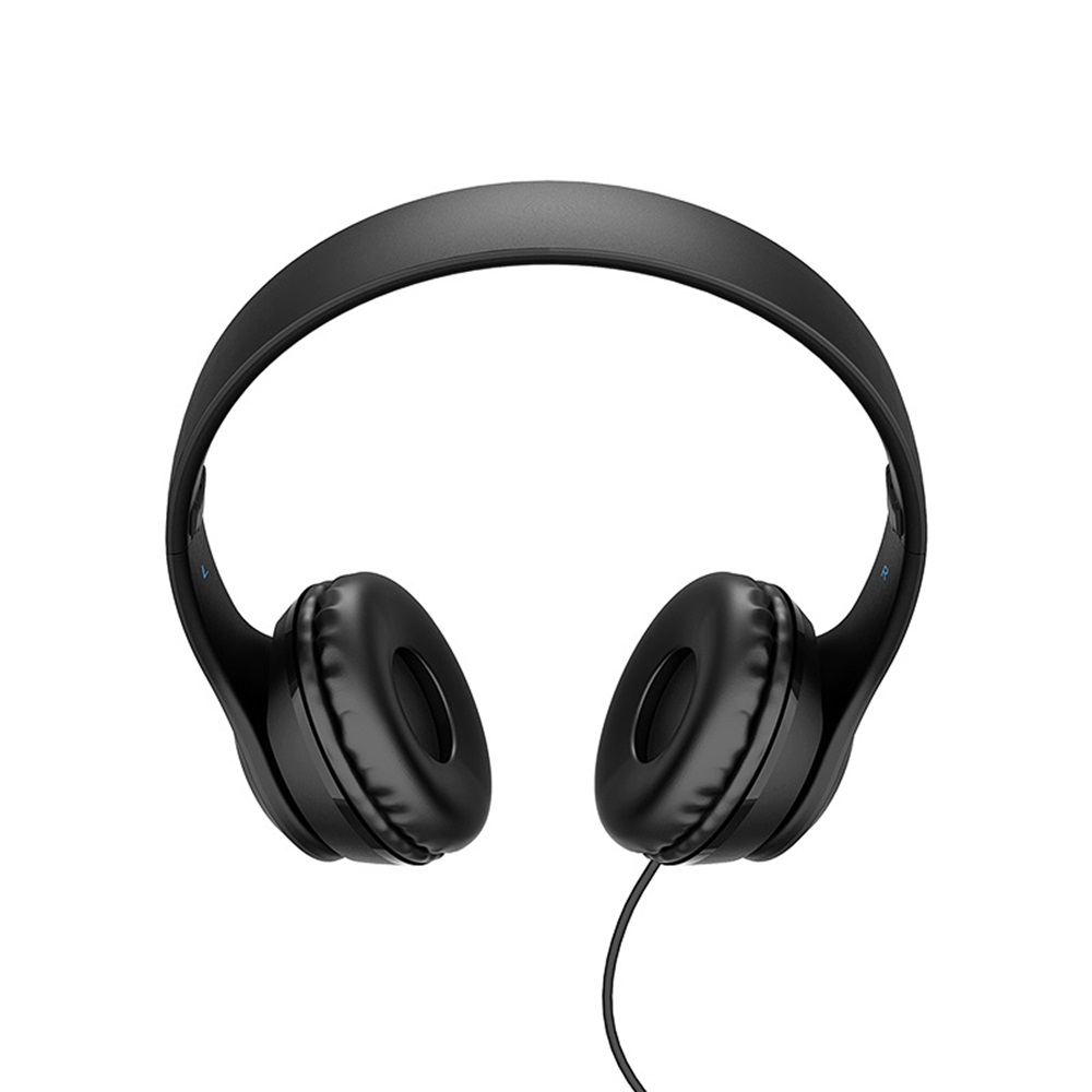 Borofone On-Ear Headphones with MIC 3.5mm BO05 Star, Black - Image 2