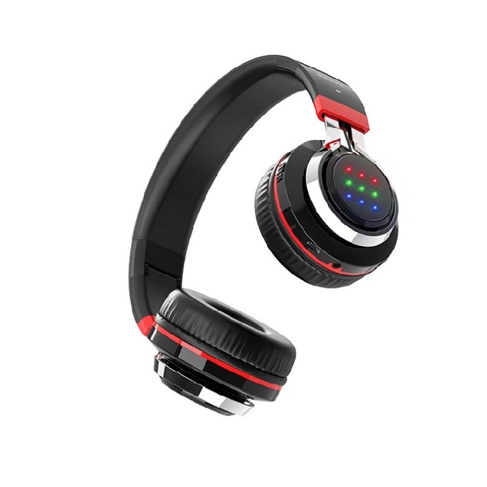 Borofone On-Ear Headphones with MIC Bluetooth + 3.5mm BO08 Love Songe, Black - Image 2