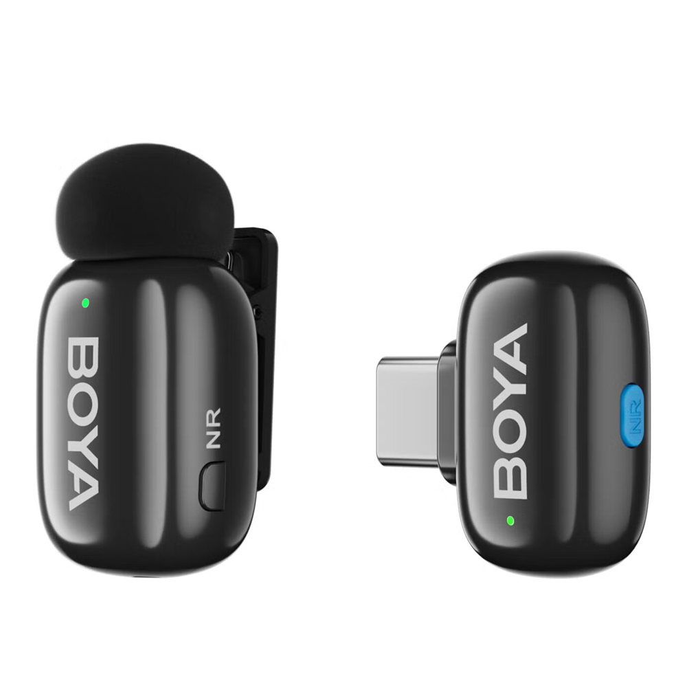 Boya Wireless Microphone Mini 14 2.4GHz Type-C Connector, Black - Image 3