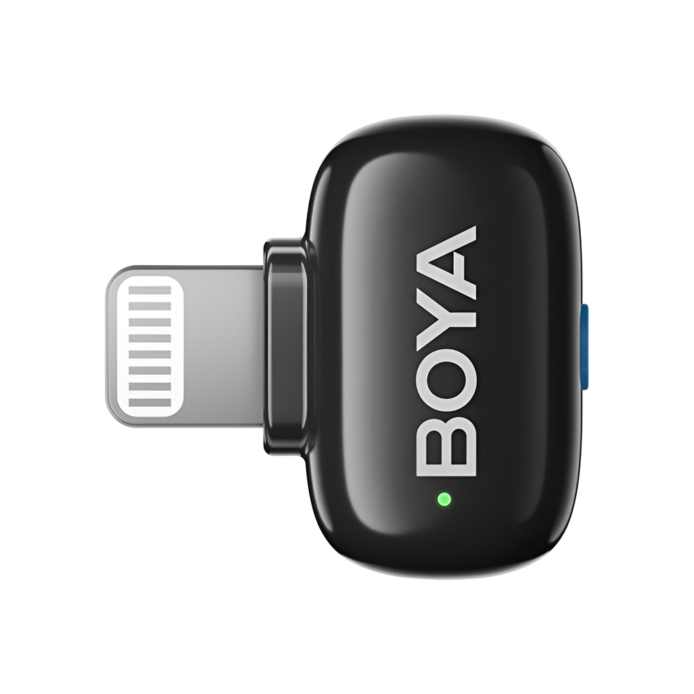 Boya Wireless Microphone Mini 15 2.4GHz Lightning Connector, Black - Image 3