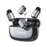 Boya Wireless Microphone Mini 2-01 Ultracompact 2.4GHz Type-C Connector, Space Gray