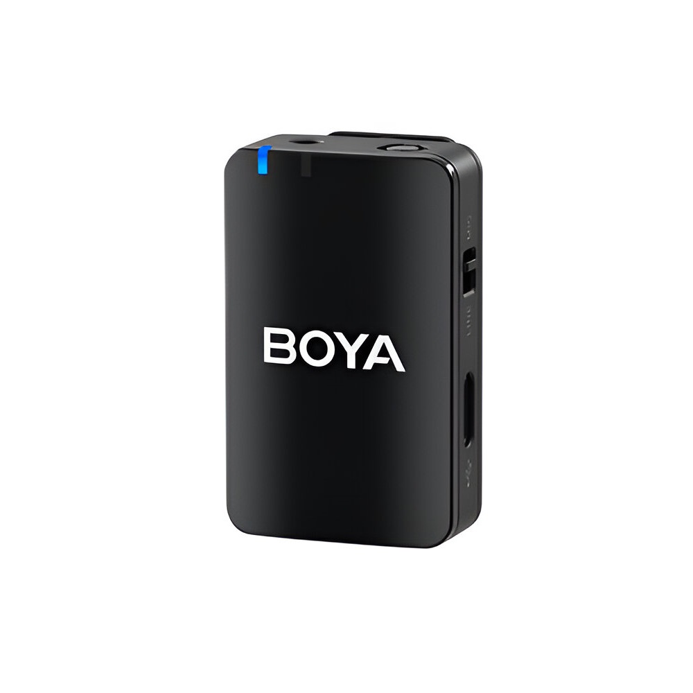 Boya Wireless Microphone 3-in-1 with Onboard Recording (BOYAMIC), 3 Audio Adapter, Lavaier Included, Black - Image 3