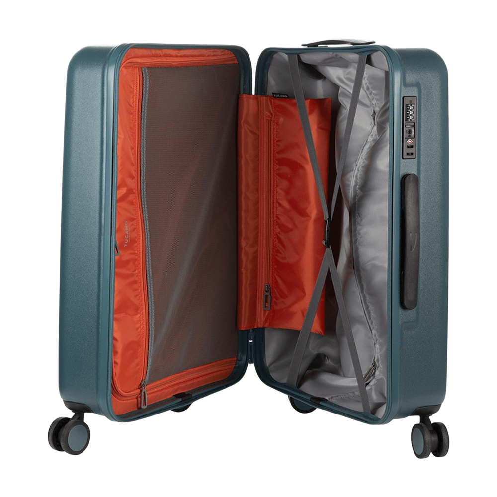 Tucano Travel Trolley Ted Rigid M (62L), Blue - Image 3