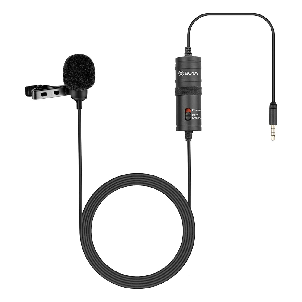 Boya Wired Lavalier BY-M1 3.5 Jack, Black - Image 2