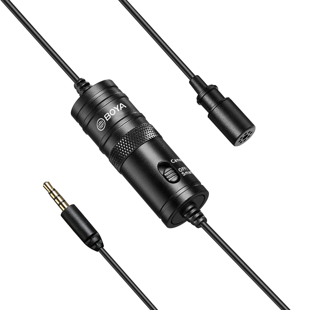 Boya Wired Lavalier BY-M1 3.5 Jack, Black - Image 3