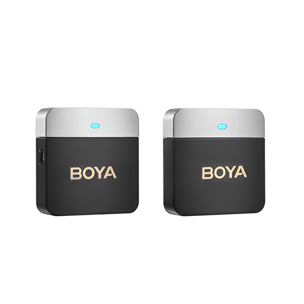 Boya Wireless Microphone 2.4GHz Dual-Channel System (BY-M1V1) 3.5mm Jack, Black