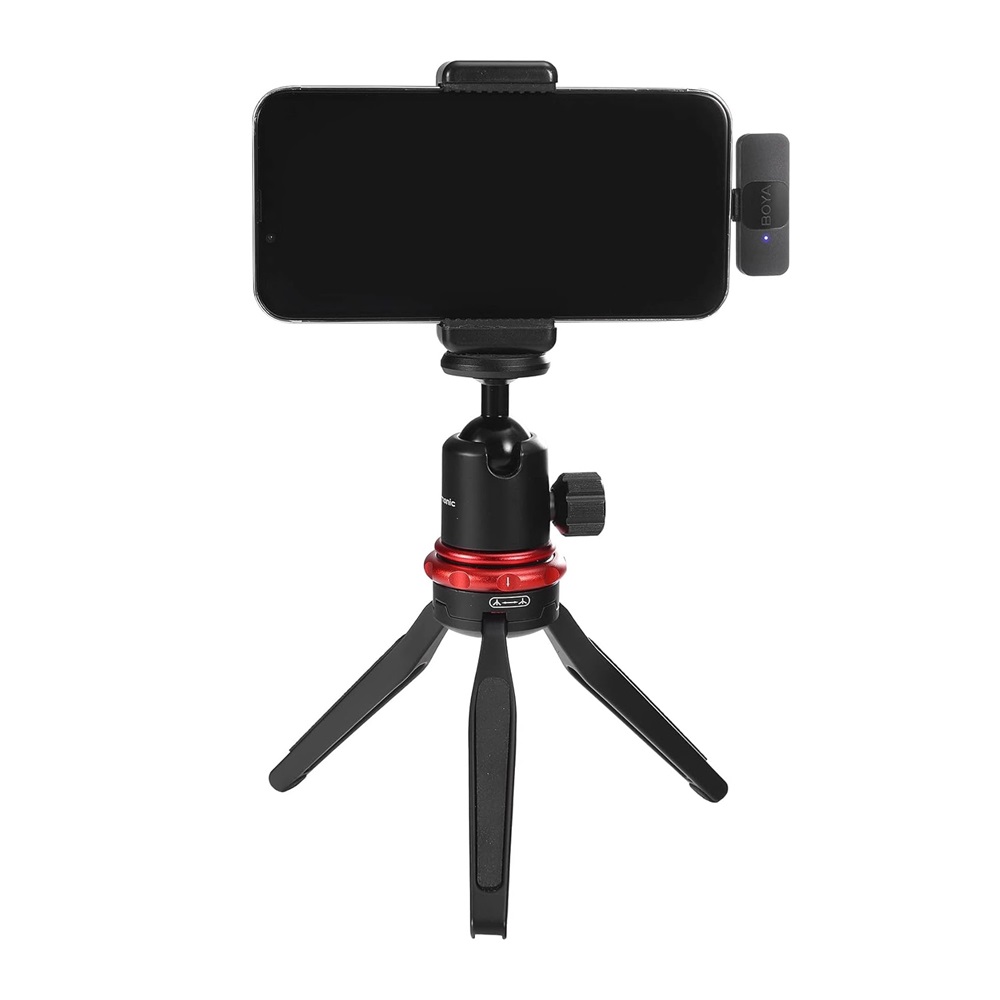 Boya Wireless Microphone Ultracompact 2.4GHz System (BY-V10), Type-C Jack, Black - Image 2