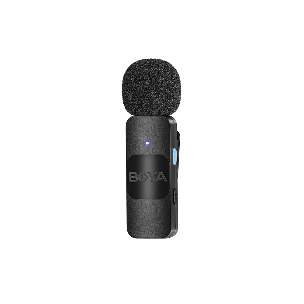 Boya Wireless Microphone Ultracompact 2.4GHz System (BY-V10), Type-C Jack, Black - Image 3