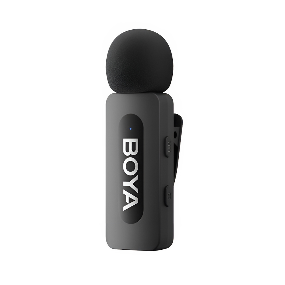 Boya Wireless Microphone Ultracompact 2.4GHz System (BY-V10 V2), Type-C Jack, Black - Image 2