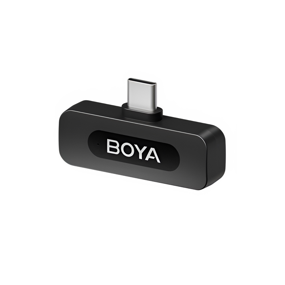 Boya Wireless Microphone Ultracompact 2.4GHz System (BY-V10 V2), Type-C Jack, Black - Image 3