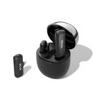 Boya Wireless Microphone 2.4GHz Dual-Channel with Charging Case (BY-WM3T-D2), Lightning Jack, Black