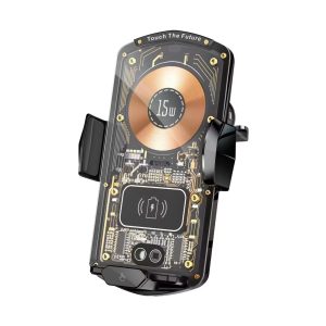 Car Holder Wireless Automatic 15W C10, Black