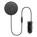 Baseus Wireless Car Mount 40W QI 15W, USB-A 25W Claw Edition Cluster, Black