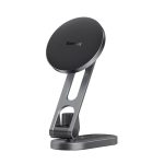 Baseus Car Mount Magnetic Phone Holder T-Space Series Folding Metal, Frost Silver