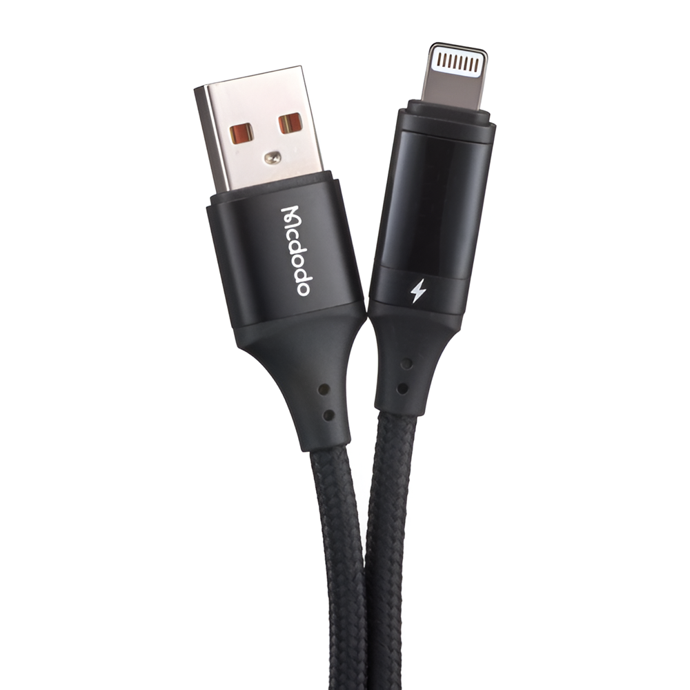 Mcdodo Cable USB to Lightning Digital HD 1.2m, Black - Image 2