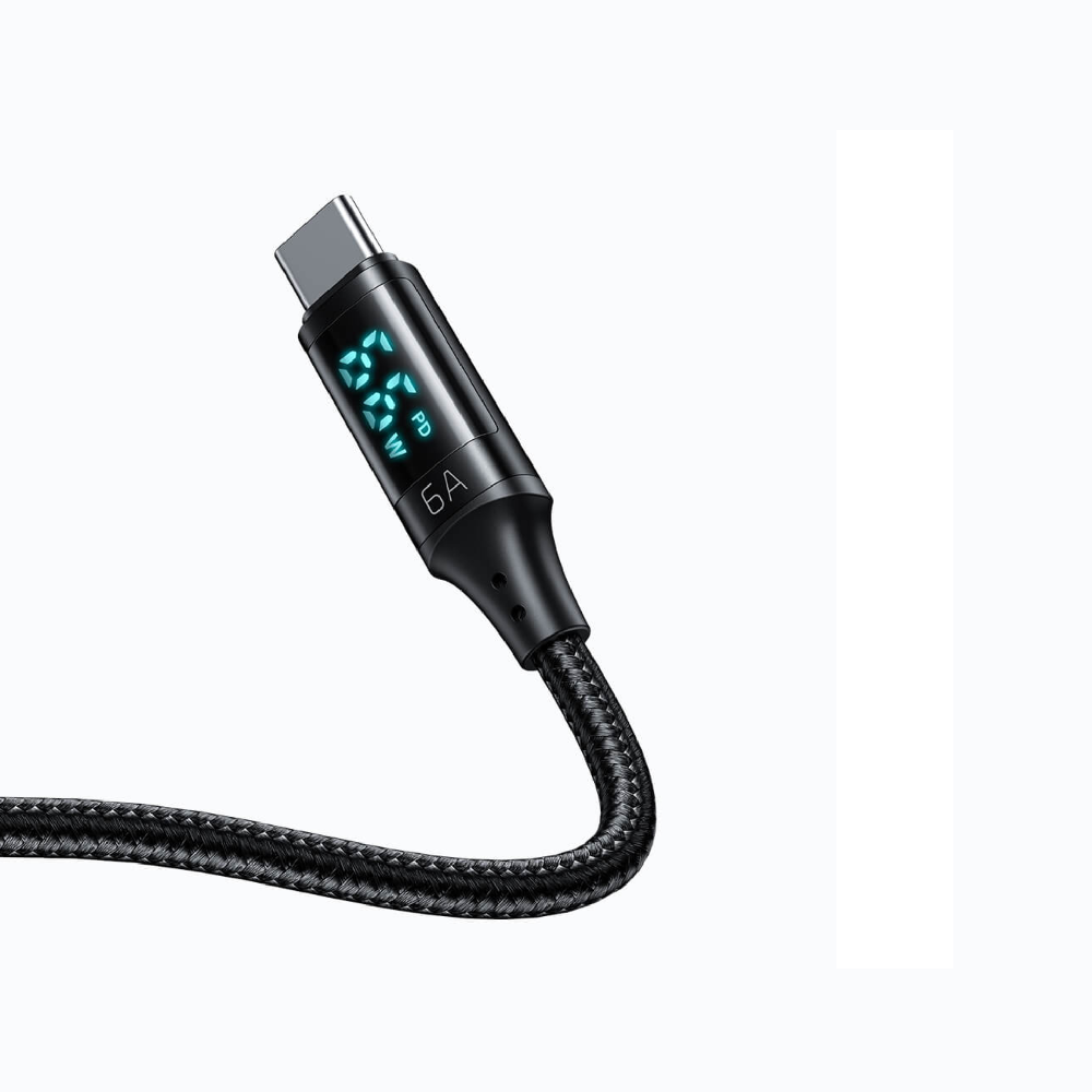 Mcdodo Cable USB to Type-C Digital HD 100W 6A 1.2m, Black - Image 2