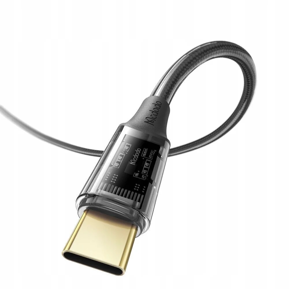 Mcdodo Cable USB to Type-C Amber 100W 6A 1.8m, Black