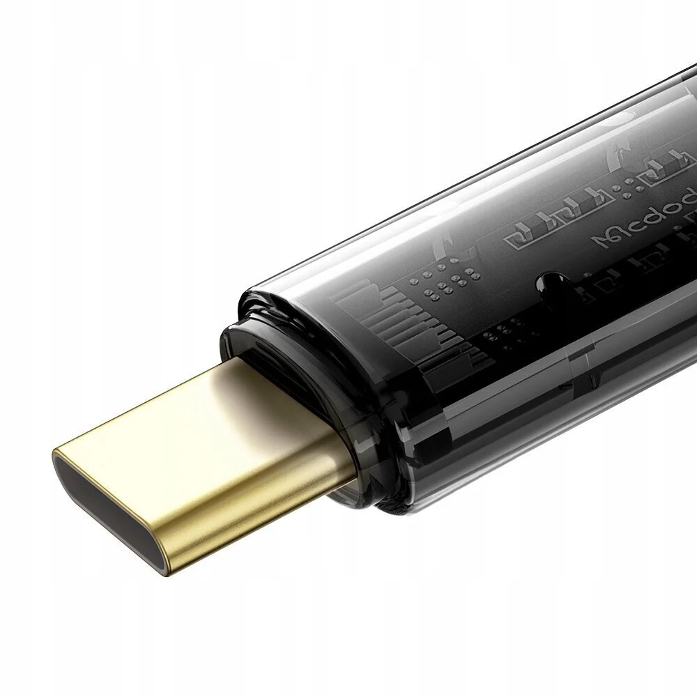Mcdodo Cable USB to Type-C Amber 100W 6A 1.8m, Black - Image 3