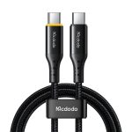 Mcdodo Cable Nest Series Auto Power Off Type-C to Type-C 5A 100W 1.2m, Black
