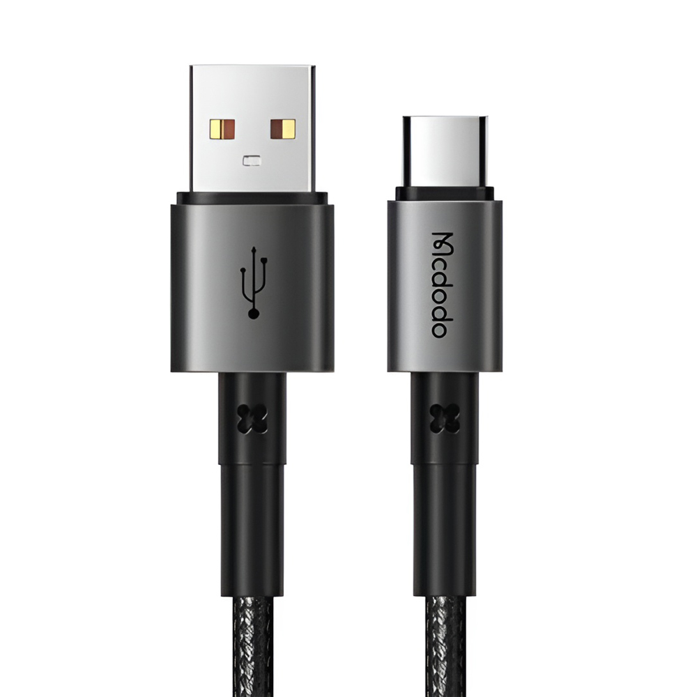 Mcdodo Cable Prism Series USB-A to Type-C 6A 100W 1.2m, Black - Image 3