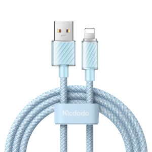 Mcdodo Cable Dichromatic Series USB-A to Lightning 3A 1.2m, Blue