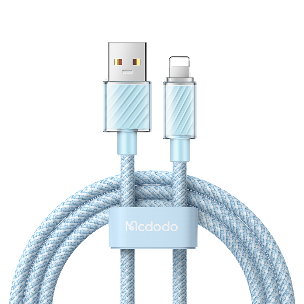 Mcdodo Cable Dichromatic Series USB-A to Lightning 3A 1.2m, Blue