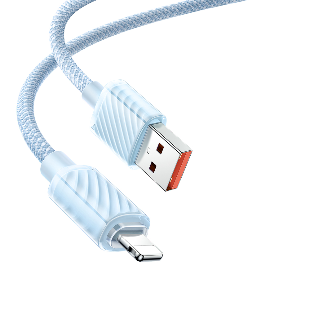 Mcdodo Cable Dichromatic Series USB-A to Lightning 3A 1.2m, Blue - Image 2