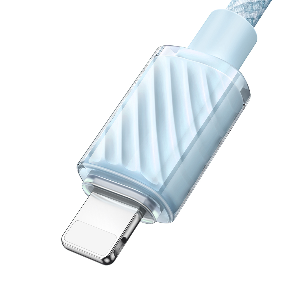 Mcdodo Cable Dichromatic Series USB-A to Lightning 3A 1.2m, Blue - Image 3