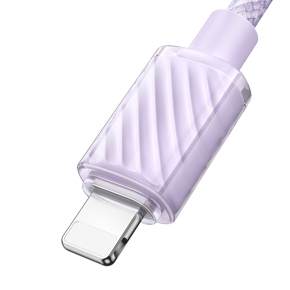 Mcdodo Cable Dichromatic Series USB-A to Lightning 3A 1.2m, Purple - Image 3