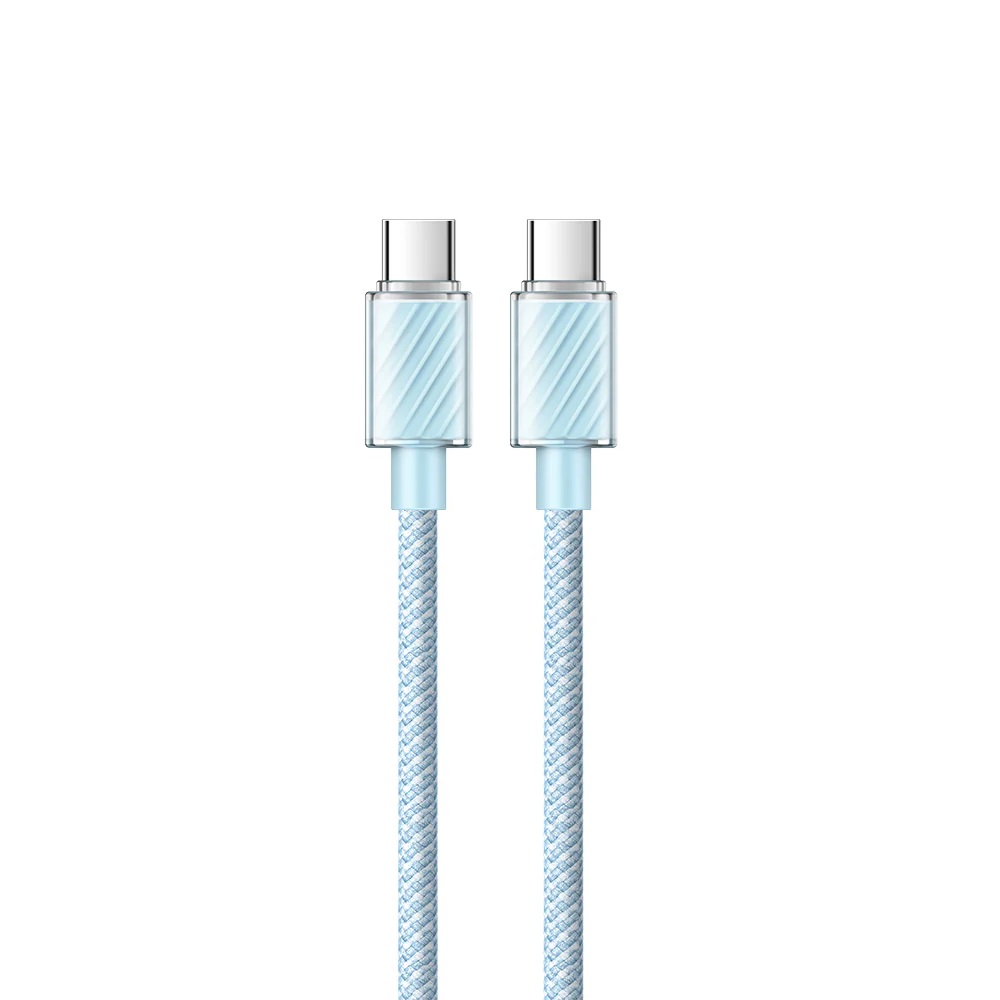 Mcdodo Cable Dichromatic Series Type-C to Type-C 5A 100W 1.2m, Blue - Image 2