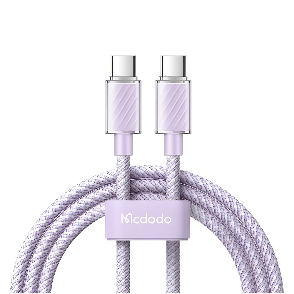 Mcdodo Cable Dichromatic Series Type-C to Type-C 5A 100W 1.2m, Purple