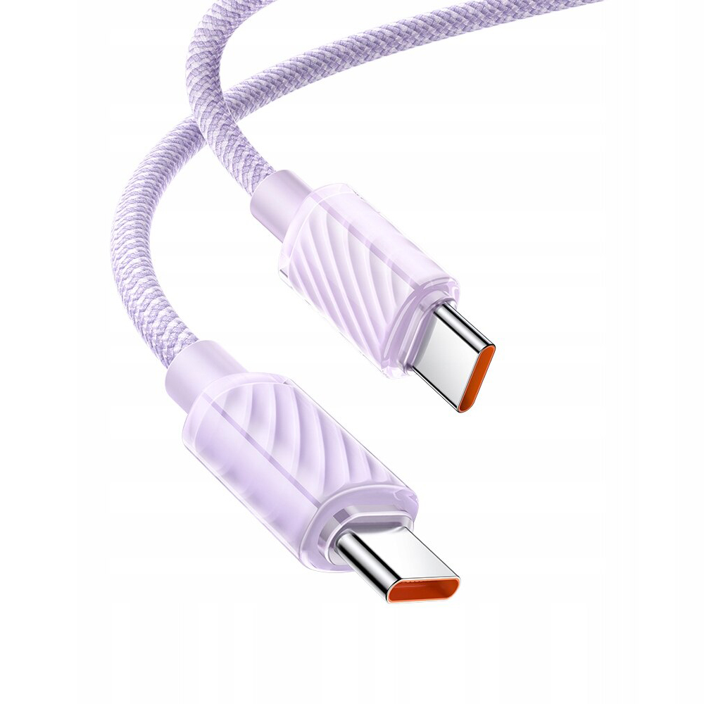 Mcdodo Cable Dichromatic Series Type-C to Type-C 5A 100W 1.2m, Purple - Image 2