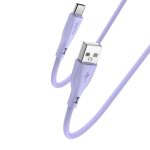Yesido Cable Liquid Silicone Series USB-A to Type-C 18W 2A 1m, Purple