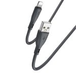Yesido Cable Liquid Silicone Series USB-A to Lightning 18W 1m, Black