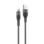 Yesido Cable Braided Series USB-A to Type-C 18W 2A 1m, Black
