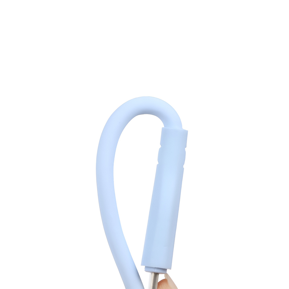 Yesido Cable Liquid Silicone Series Type-C to Type-C 60W 1m, Blue - Image 2