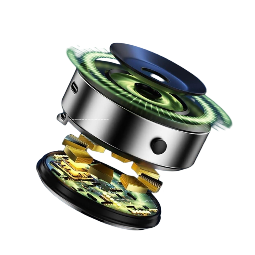 Car Holder Magnetic Vacuum 360° Rotation, Black - Image 3