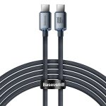 Baseus Cable Type-C to Type-C 100W 2m Crystal Shine Series, Black