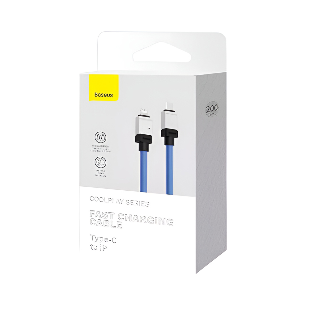 Baseus Cable CoolPlay Series Type-C to Lightning 3A 20W 2m, Blue - Image 3