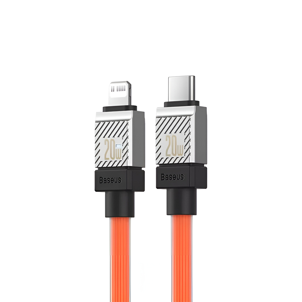 Baseus Cable CoolPlay Series Type-C to Lightning 3A 20W 2m, Orange - Image 2