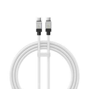 Baseus Cable CoolPlay Series Type-C to Type-C 5A 100W 1m, White